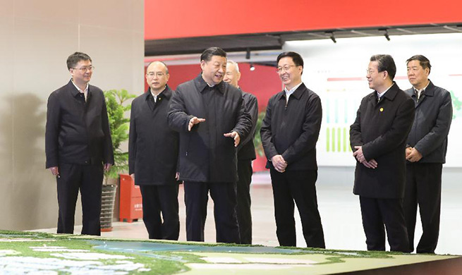 Xi Jinping inspects Xiongan New Area