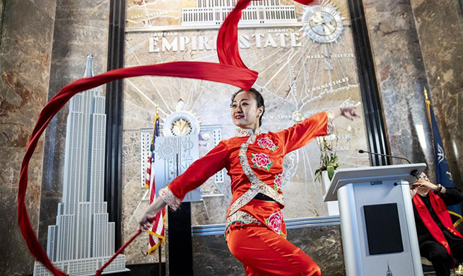 NYC's Empire State Building to shine for Chinese New Year