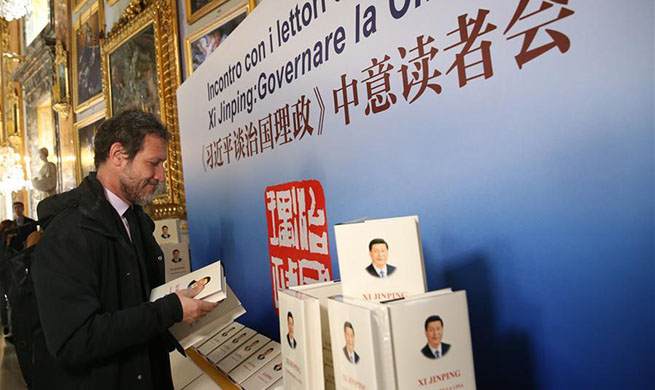 Xi's book on governance impresses Italian readers