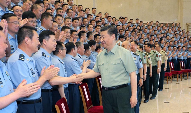 Xi meets with PLA Air Force Party Congress delegates