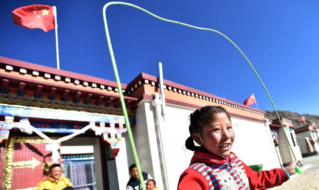 Living environment of relocated people improved in Tibet, China