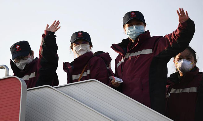 4th batch of medical team from Shaanxi leaves for Hubei