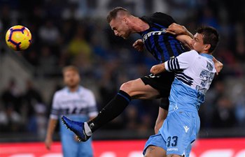 FC Inter beats Lazio 3-0 during 2018-2019 Serie A soccer match