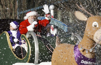 Annual Vancouver Santa Claus Parade held in Canada