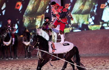Equestrian performances staged in China's Inner Mongolia