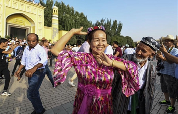 Corban Festival celebrated in Kashgar, China's Xinjiang