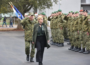 Inauguration ceremony of barrack "Croatian defenders of Istria" held in Pula