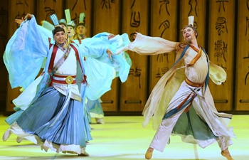 Dance drama "Confucius" staged in St. Petersburg, Russia
