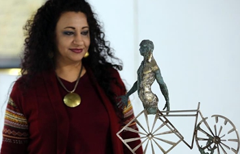 Sculpture exhibition held in Baghdad, Iraq