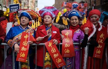 Chinese Lunar New Year parade held in Manhattan's Chinatown
