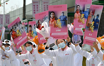 Medical team supporting Hubei from Xi'an returns home after 14-day quarantine