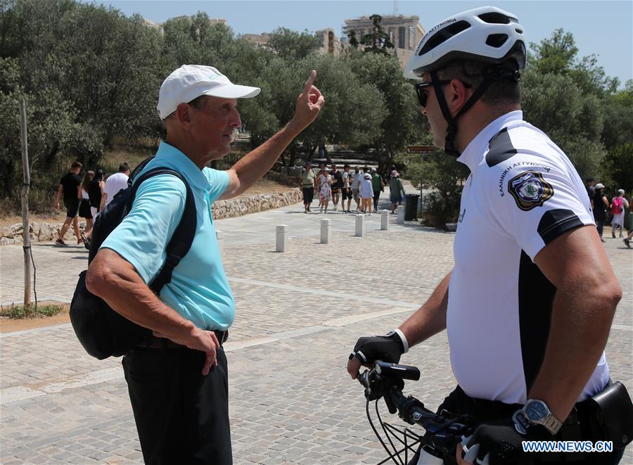 GREECE-ATHENS-BICYCLE POLICE-TOURISM