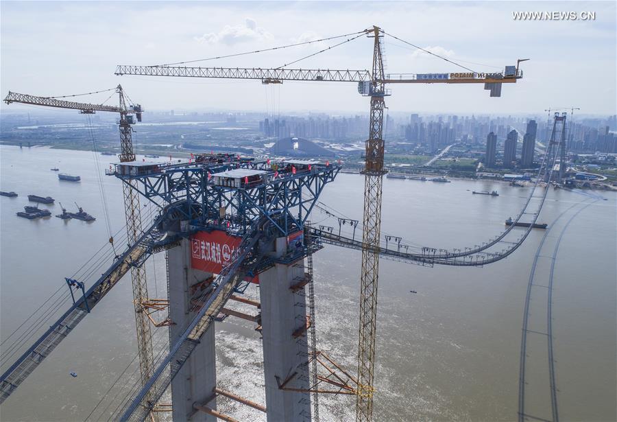 CHINA-HUBEI-WUHAN-BRIDGE-CONSTRUCTION (CN)