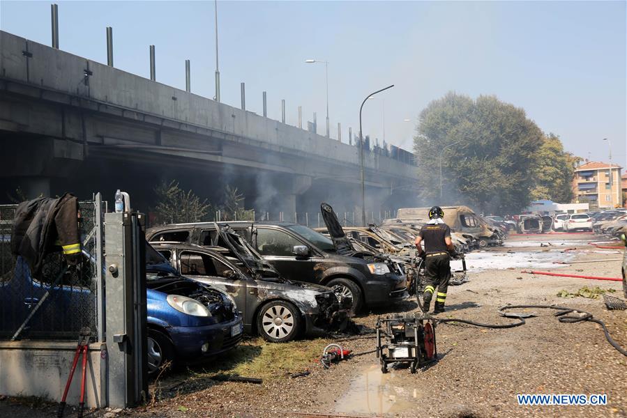 ITALY-BOLOGNA-OIL TANKER-EXPLOSION