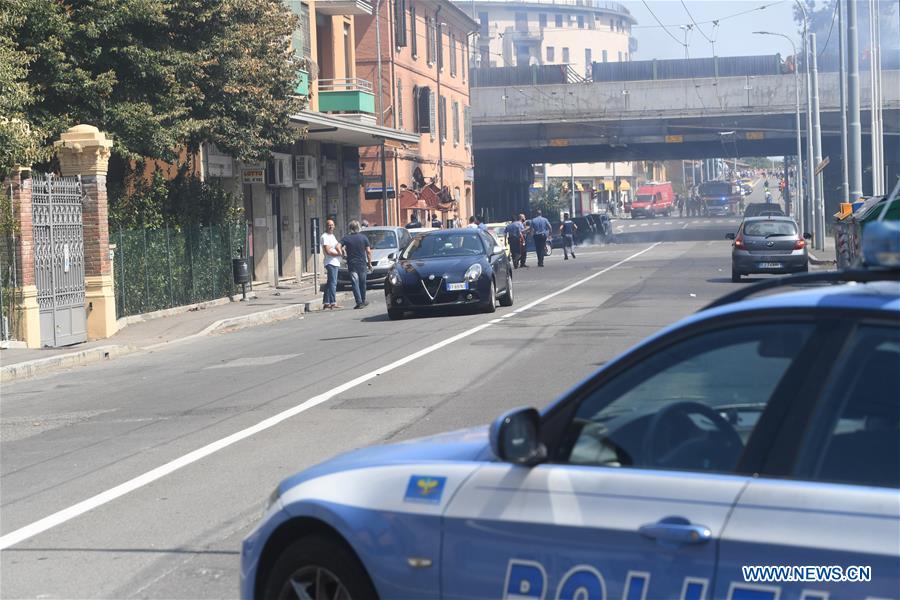 ITALY-BOLOGNA-OIL TANKER-EXPLOSION