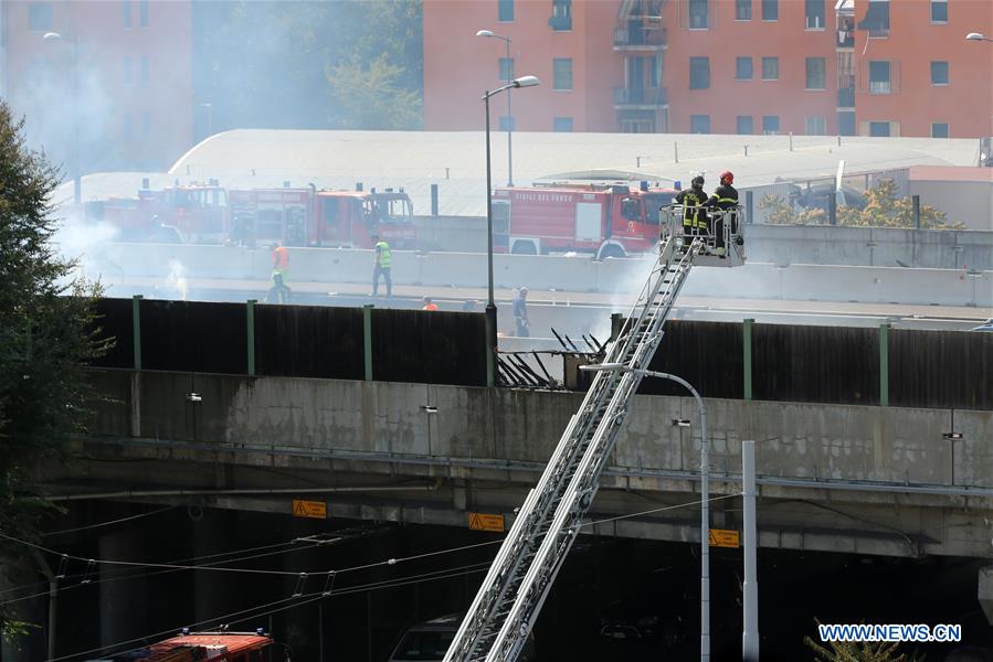 ITALY-BOLOGNA-OIL TANKER-EXPLOSION