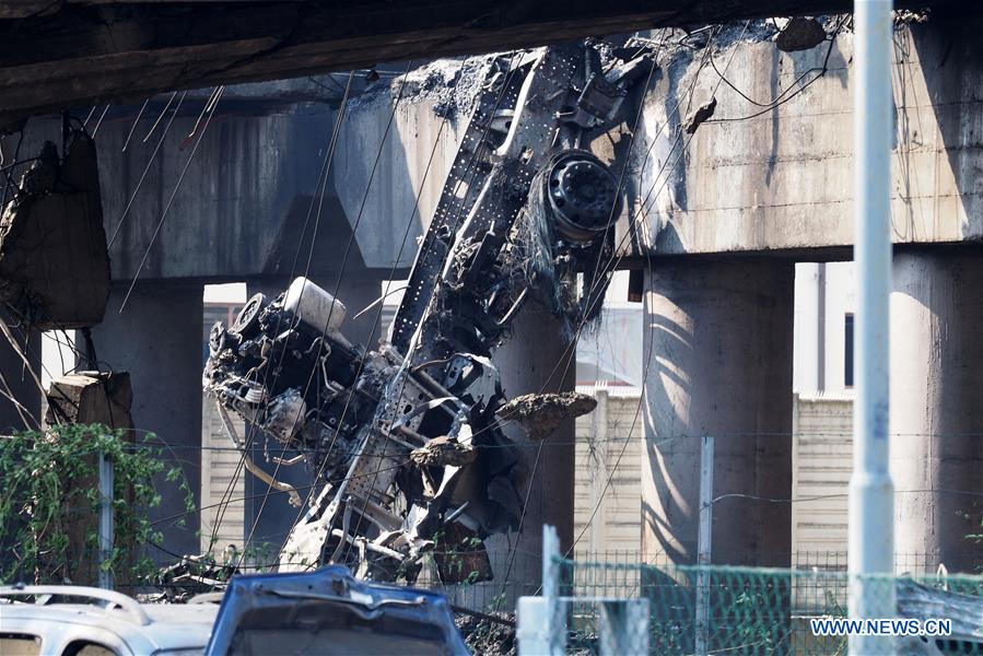 ITALY-BOLOGNA-OIL TANKER-EXPLOSION
