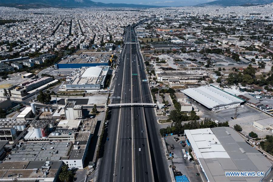 GREECE-ATHENS-SUMMER HOLIDAY-EMPTY STREETS