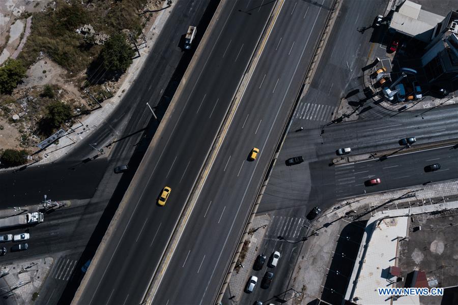 GREECE-ATHENS-SUMMER HOLIDAY-EMPTY STREETS