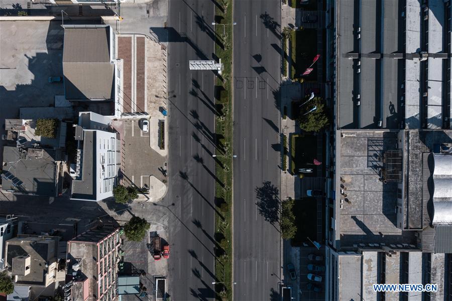 GREECE-ATHENS-SUMMER HOLIDAY-EMPTY STREETS