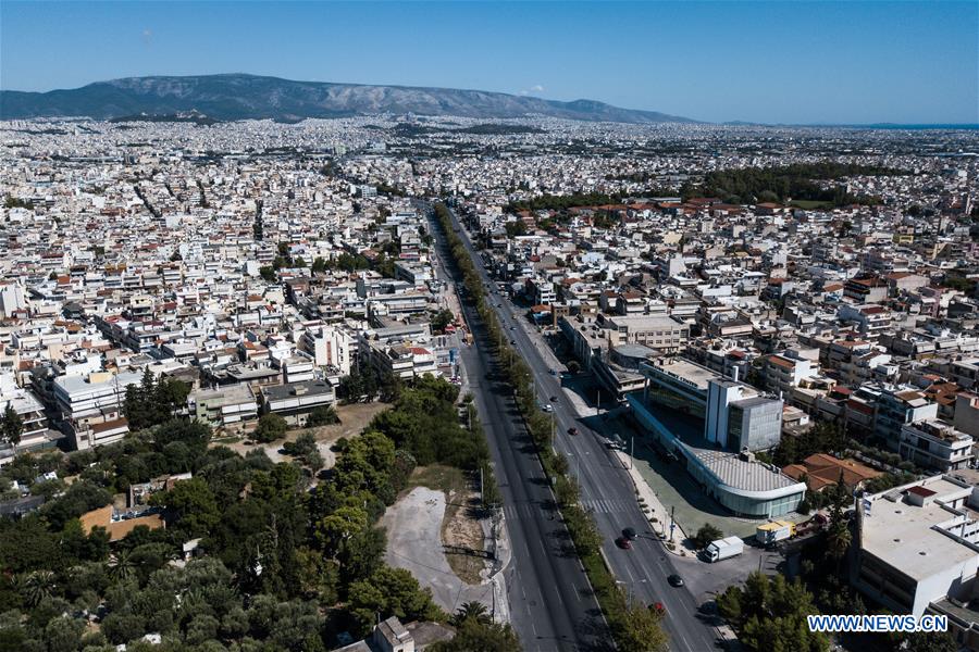 GREECE-ATHENS-SUMMER HOLIDAY-EMPTY STREETS