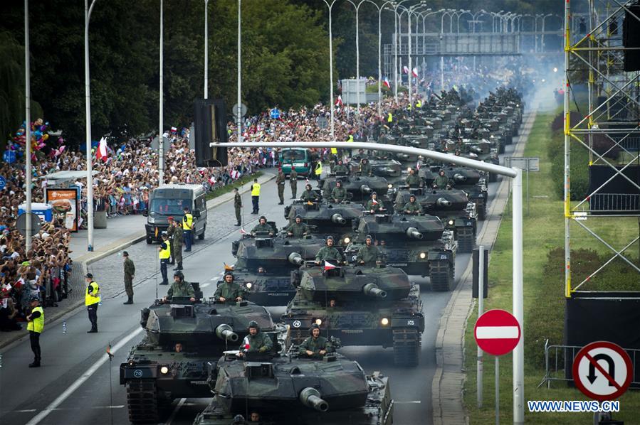 POLAND-WARSAW-ARMED FORCES DAY-MILITARY PARADE