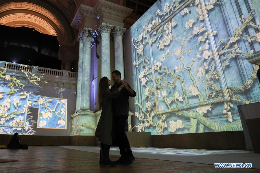 BELGIUM-BRUSSELS-VAN GOGH-IMMERSIVE EXHIBITION