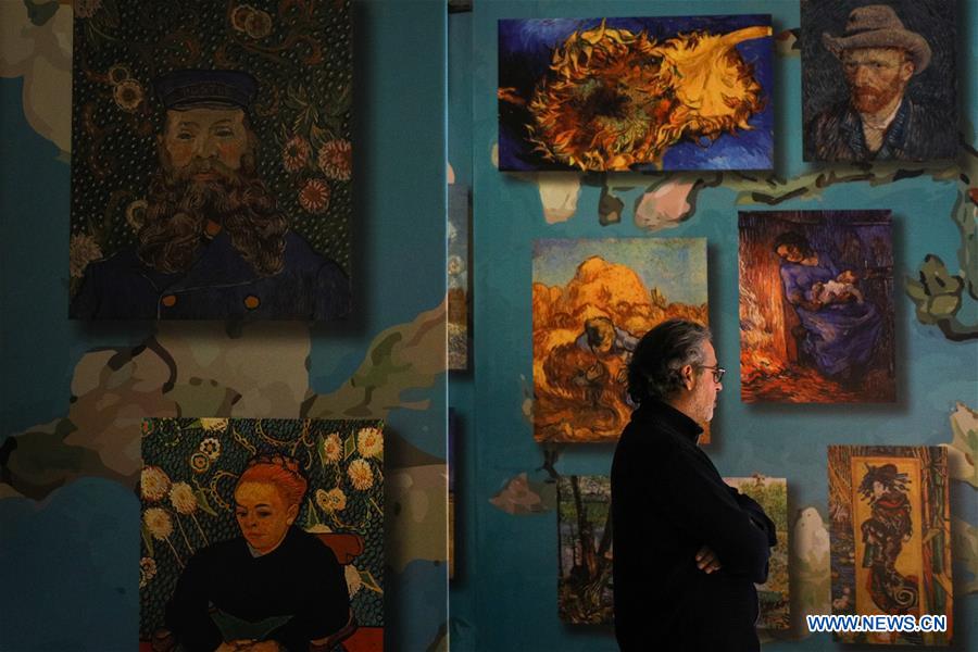 BELGIUM-BRUSSELS-VAN GOGH-IMMERSIVE EXHIBITION