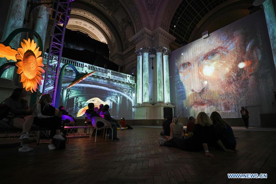 BELGIUM-BRUSSELS-VAN GOGH-IMMERSIVE EXHIBITION