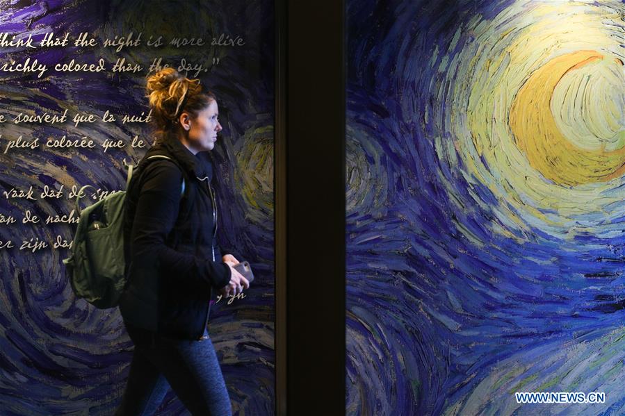 BELGIUM-BRUSSELS-VAN GOGH-IMMERSIVE EXHIBITION