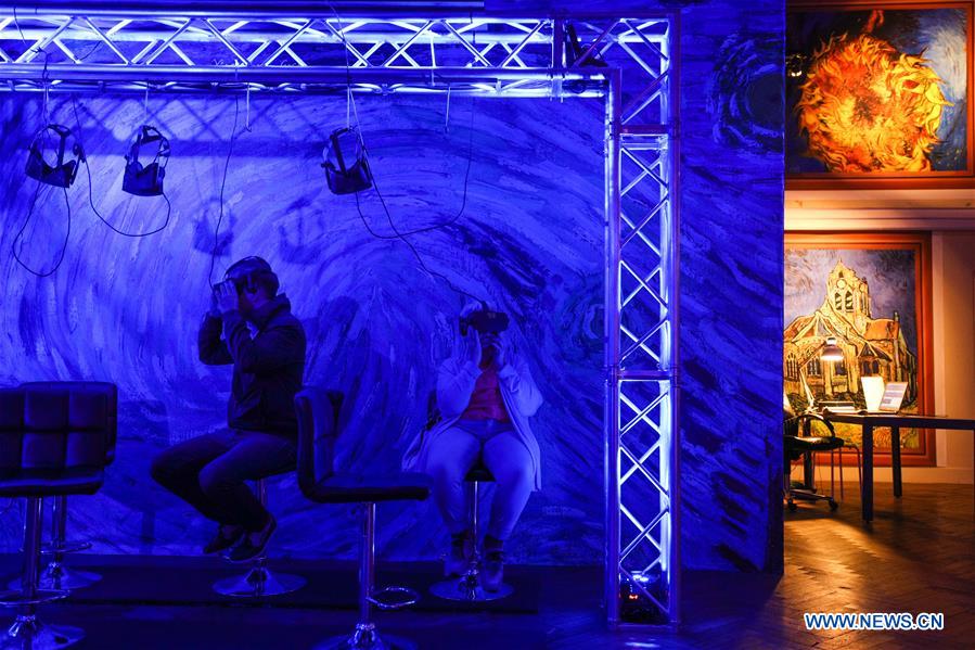 BELGIUM-BRUSSELS-VAN GOGH-IMMERSIVE EXHIBITION