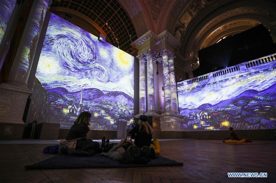 BELGIUM-BRUSSELS-VAN GOGH-IMMERSIVE EXHIBITION