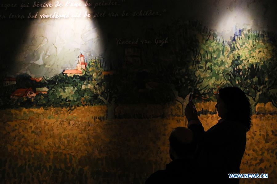BELGIUM-BRUSSELS-VAN GOGH-IMMERSIVE EXHIBITION