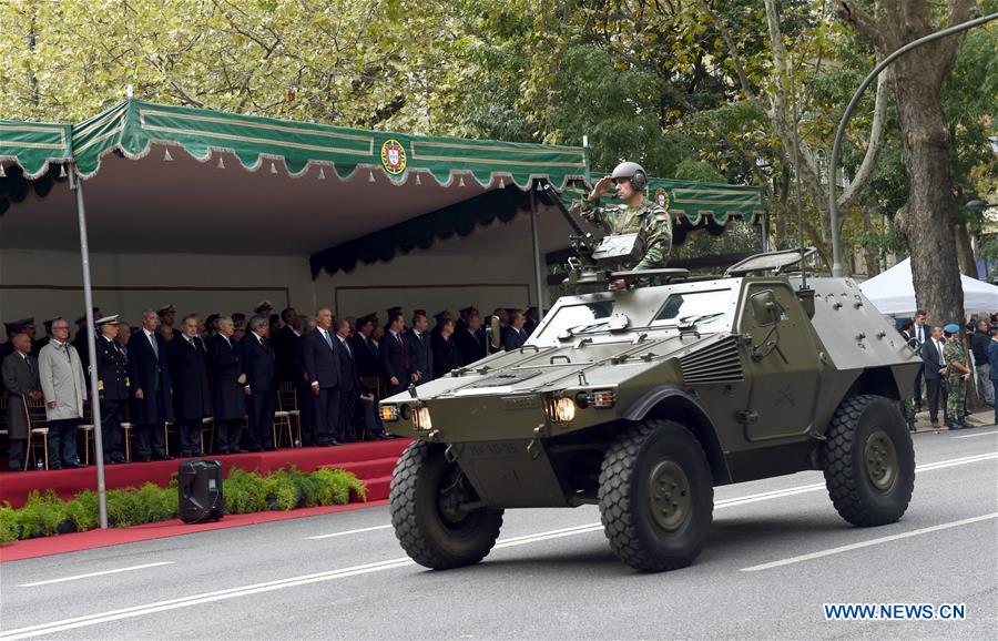 PORTUGAL-LISBON-WWI-100TH ANNIVERSARY-MILITARY PARADE