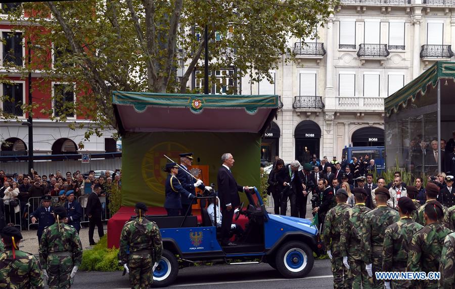 PORTUGAL-LISBON-WWI-100TH ANNIVERSARY-MILITARY PARADE