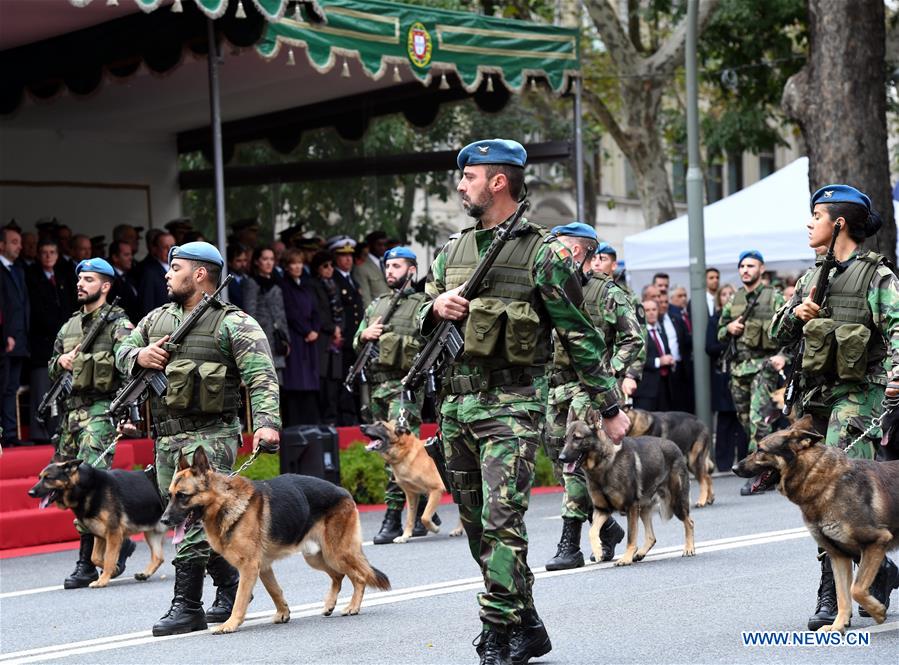 PORTUGAL-LISBON-WWI-100TH ANNIVERSARY-MILITARY PARADE