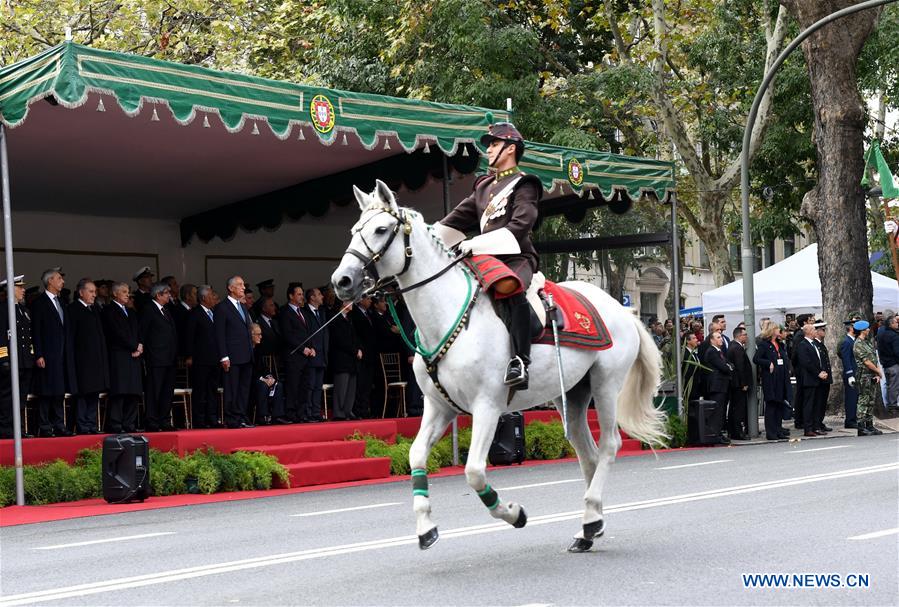 PORTUGAL-LISBON-WWI-100TH ANNIVERSARY-MILITARY PARADE