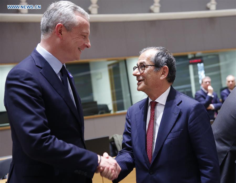 BELGIUM-BRUSSELS-EUROGROUP-FINANCE MINISTER-MEETING