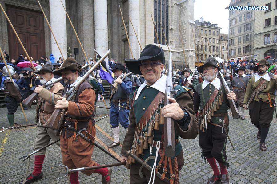 SWITZERLAND-GENEVA-L'ESCALADE-CELEBRATION 