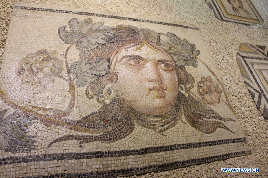TURKEY-GAZIANTEP-MOSAIC-GYPSY GIRL-RETURN