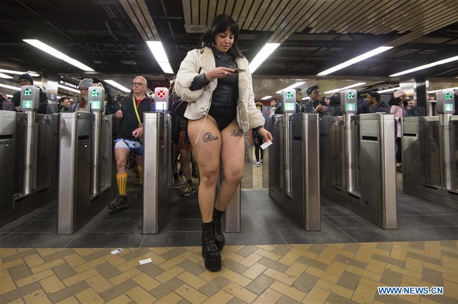 CANADA-TORONTO-NO PANTS SUBWAY RIDE