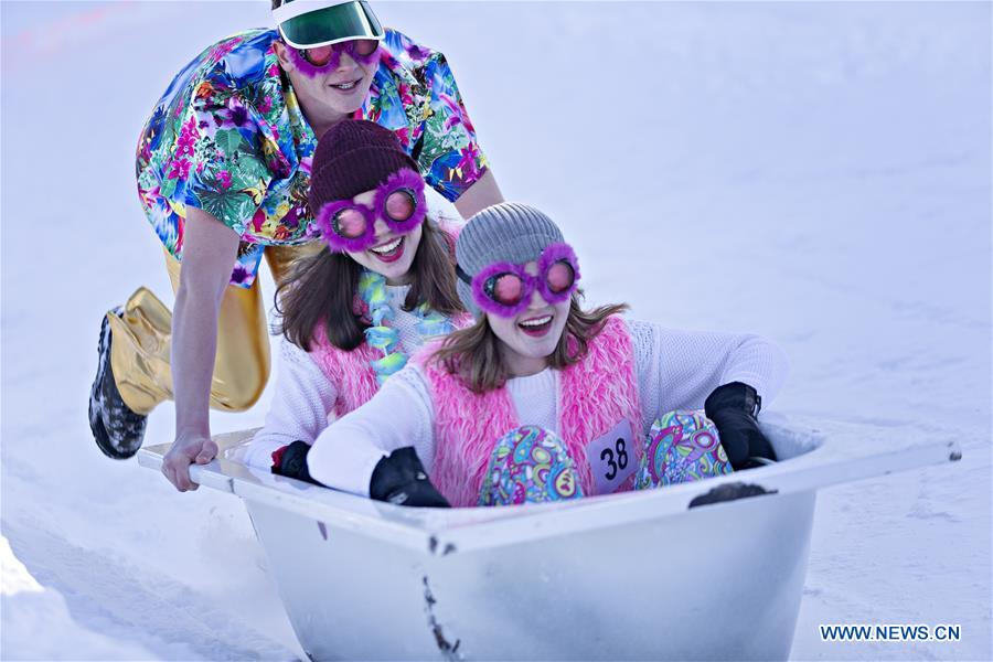 SWITZERLAND-STOOS-BATHTUB RACE