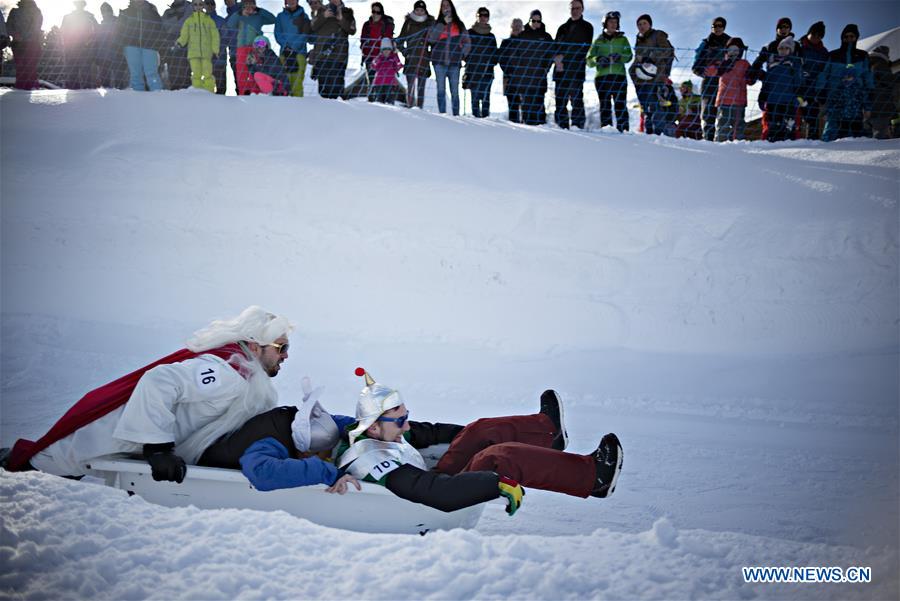 SWITZERLAND-STOOS-BATHTUB RACE