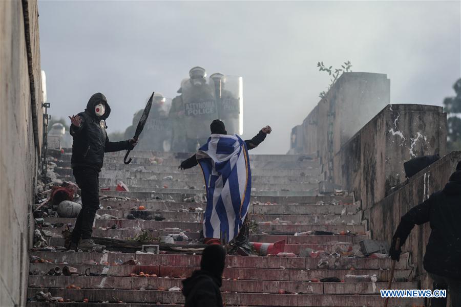 GREECE-ATHENS-RALLY-MACEDONIA-NAME DEAL-CLASHES