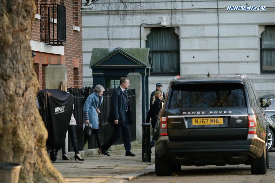 BRITAIN-LONDON-PARLIAMENT VOTE-BREXIT MOTION-PM