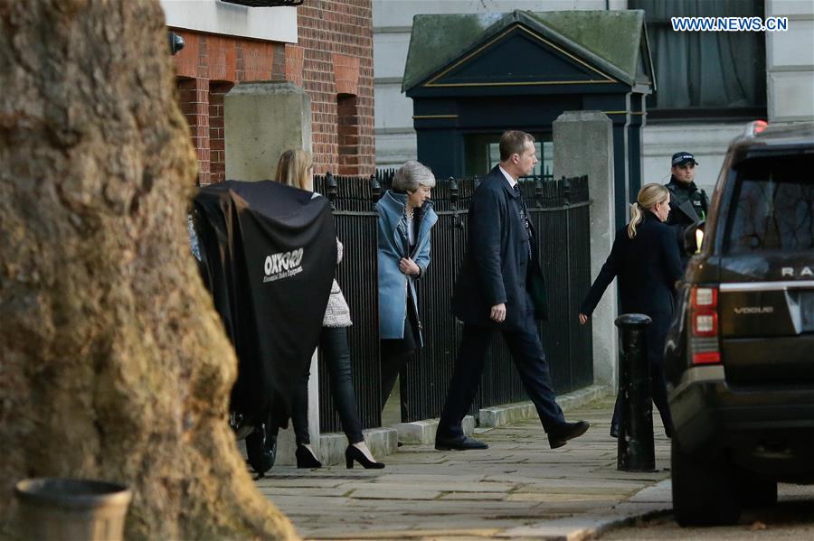 BRITAIN-LONDON-PARLIAMENT VOTE-BREXIT MOTION-PM