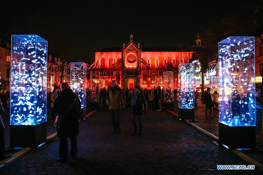 BELGIUM-BRUSSELS-LIGHT FESTIVAL
