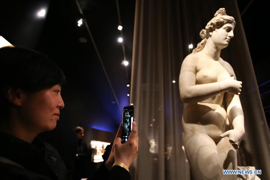 GREECE-ATHENS-APHRODITE-STATUE-MAIDEN DISPLAY