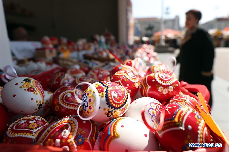 In Pics Easter Decorations At Ban Josip Jelacic Square In Zagreb