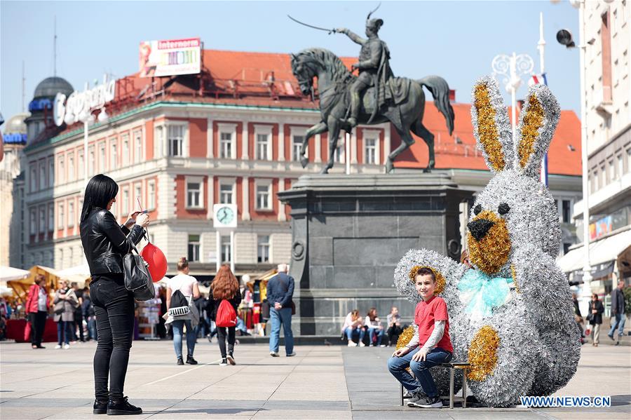 CROATIA-ZAGREB-EASTER DECORATIONS